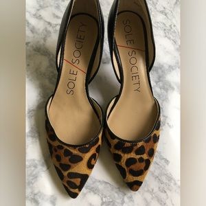 Women’s Sole Society Leopard Pumps